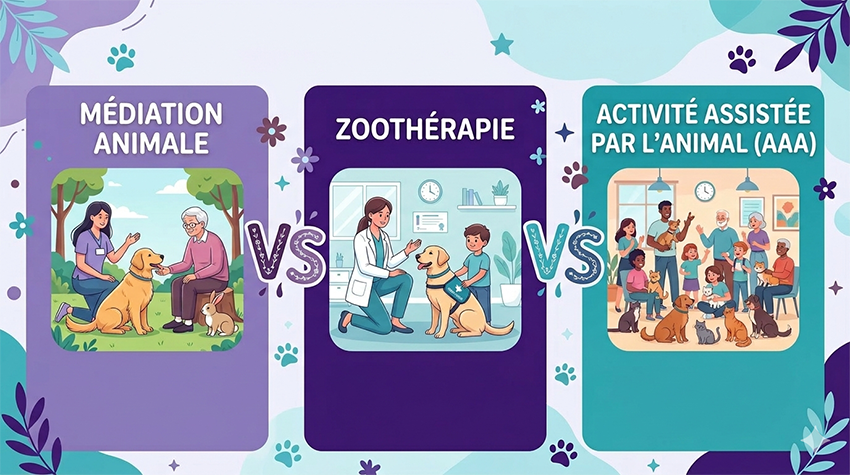 Médiation animale, zoothérapie… parle-t-on de la même chose ?